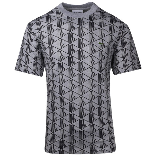 Lacoste Γκρι T-shirt C Neck - 3TH2831