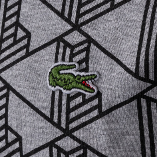 Lacoste Γκρι T-shirt C Neck - 3TH2831