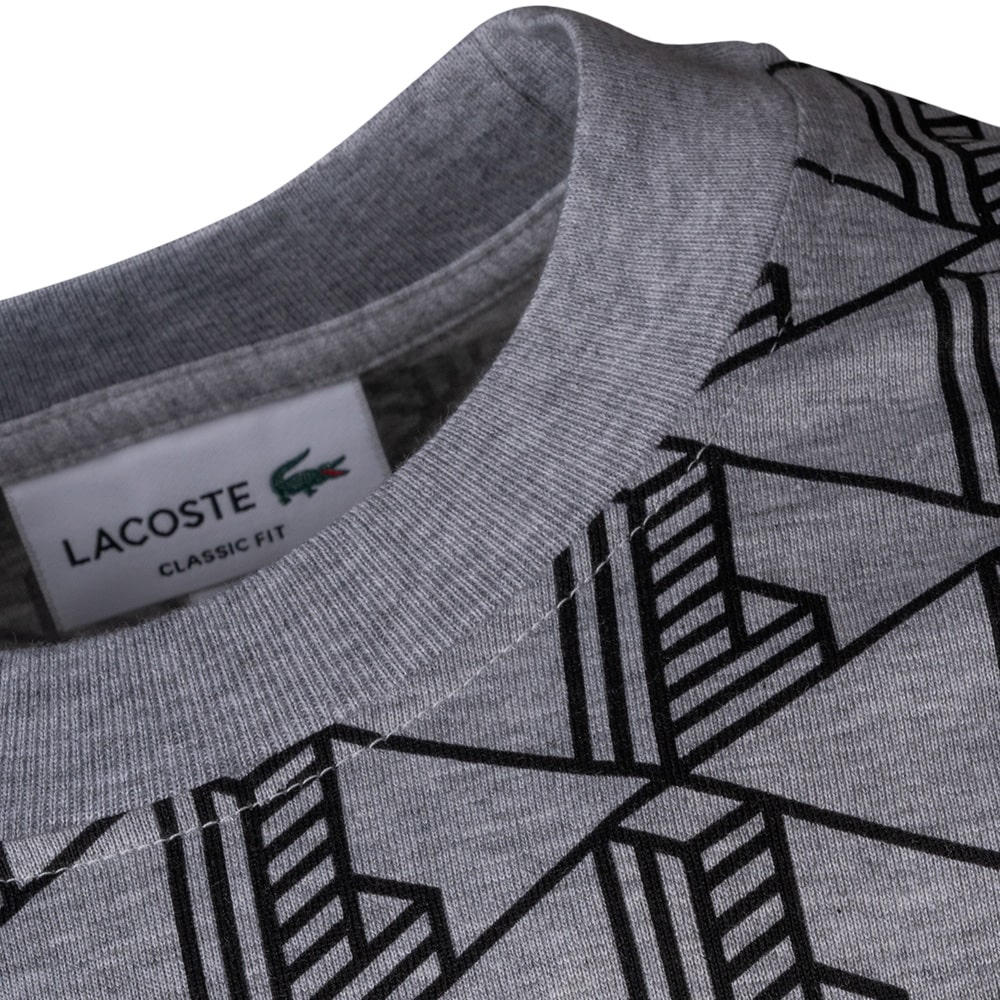 Lacoste Γκρι T-shirt C Neck - 3TH2831