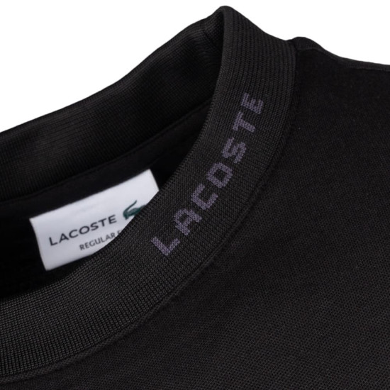 Lacoste Μαύρο T-shirt C Neck - 3TH5060