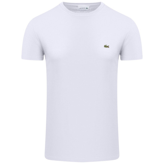 Lacoste Λευκό T-shirt C Neck - 3TH6709