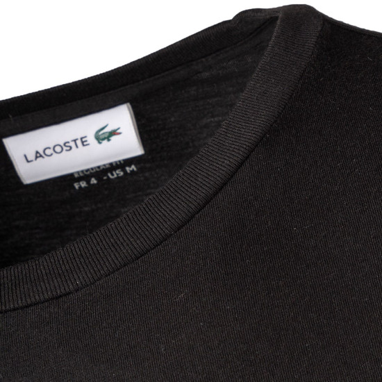 LΑCOSTE Μαύρη Μπλούζα C Neck - 3TH6712