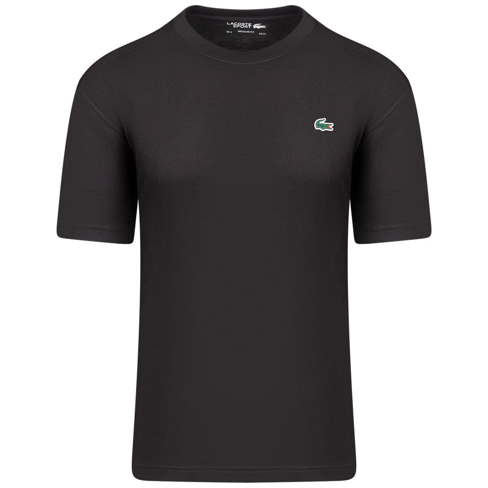 Lacoste Μαύρο T-shirt C Neck - 3TH7618