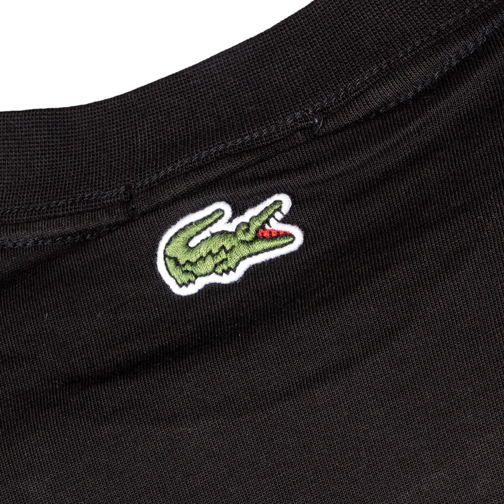 Lacoste Μαύρη Μπλούζα C Neck - 3TH8135