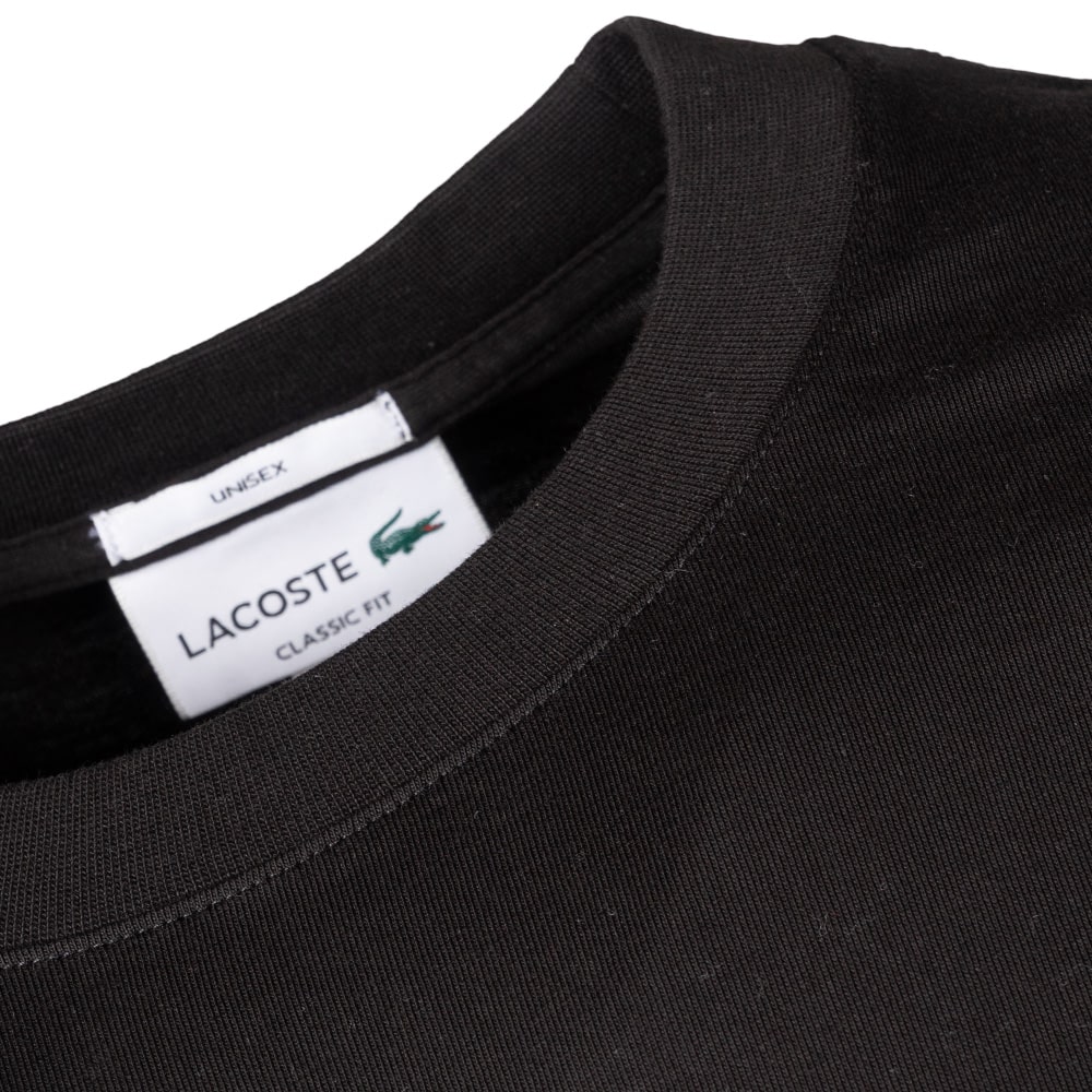 Lacoste Μαύρη Μπλούζα C Neck - 3TH8135