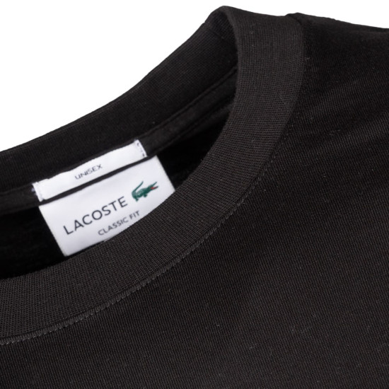 Lacoste Μαύρη Μπλούζα C Neck - 3TH8135