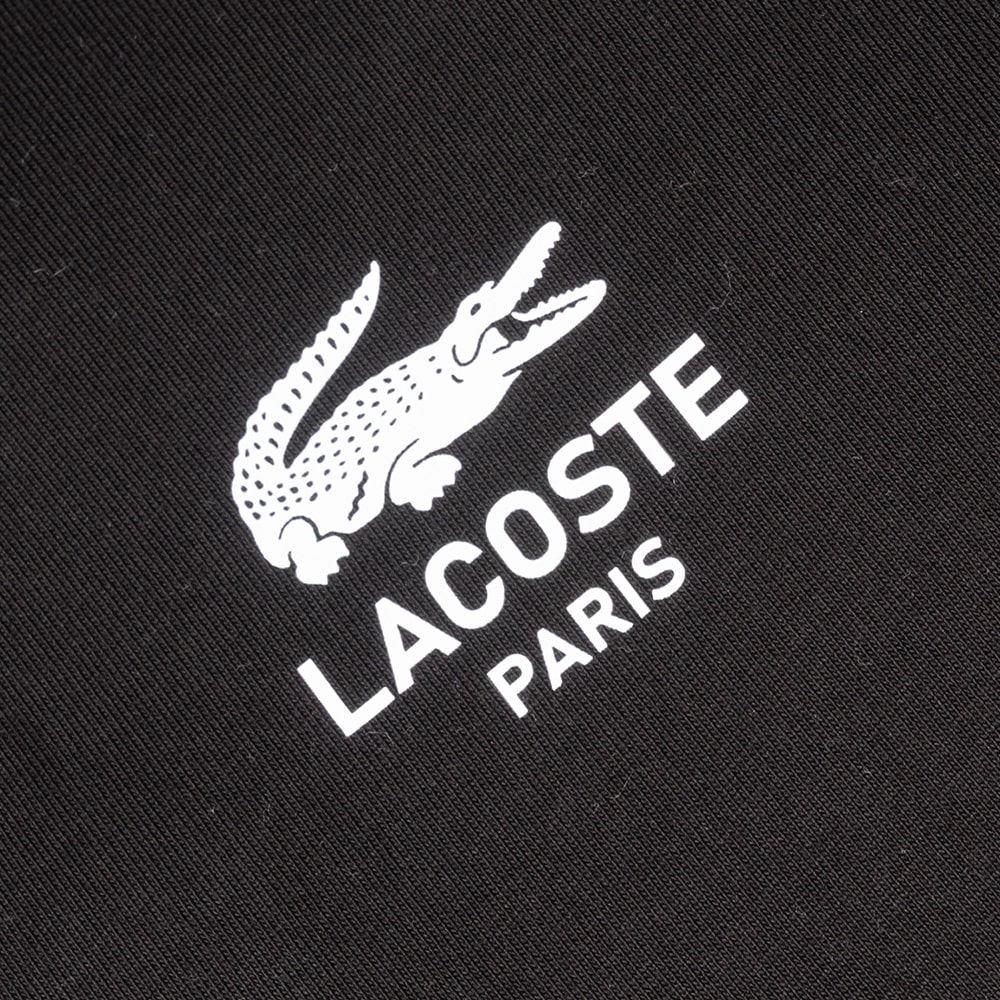 Lacoste Μαύρη Μπλούζα C Neck - 3TH8135
