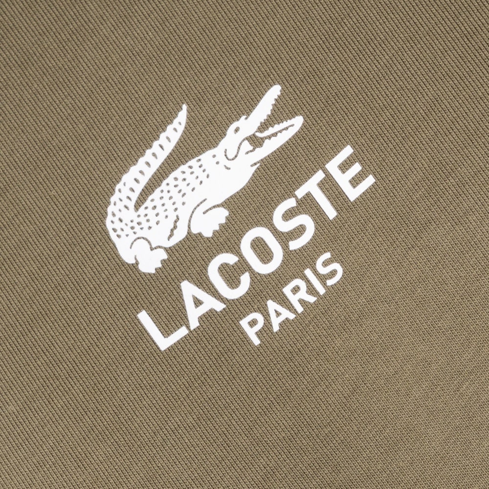Lacoste Λαδί Μπλούζα C Neck - 3TH8135