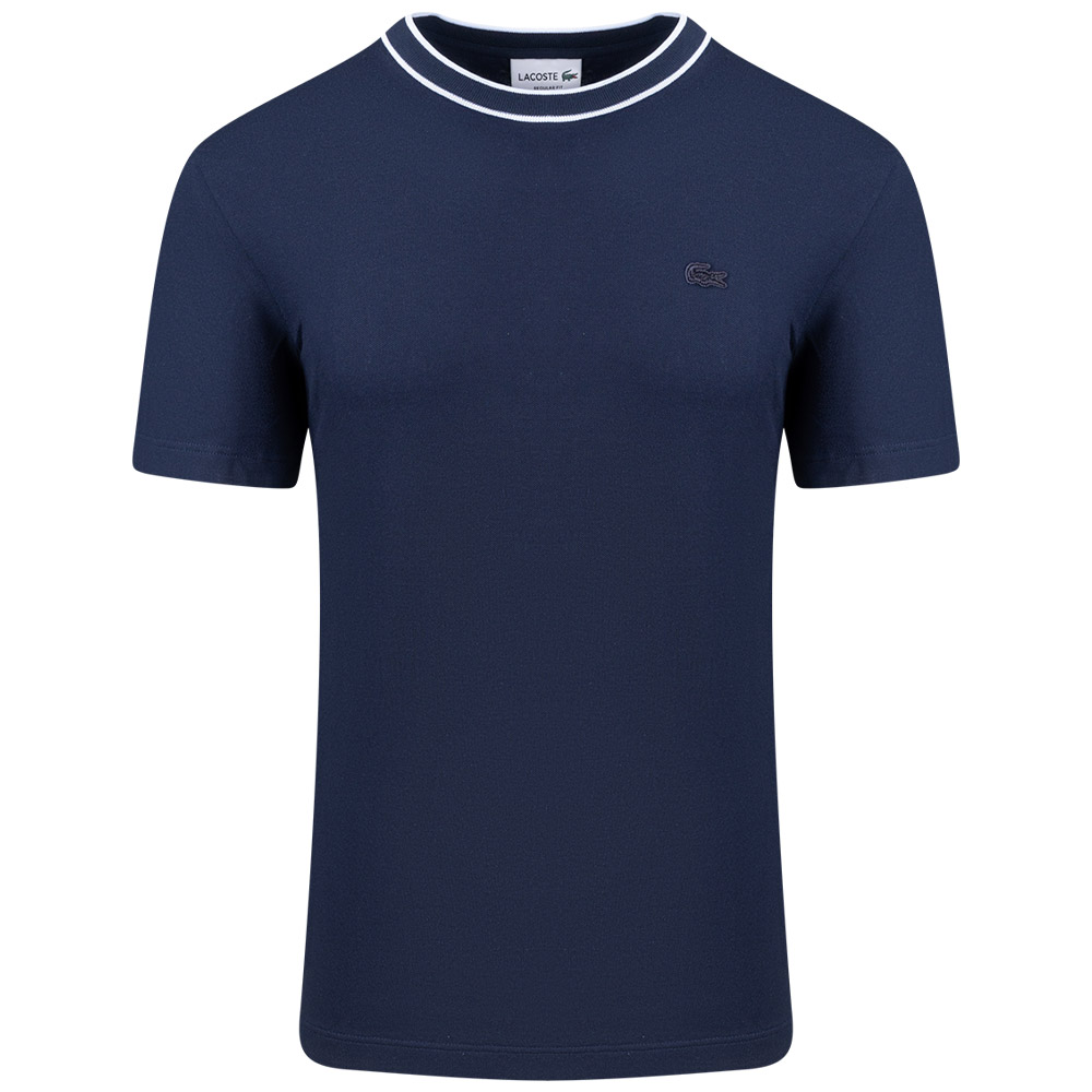 Lacoste Μπλε T-shirt C Neck - 3TH8174