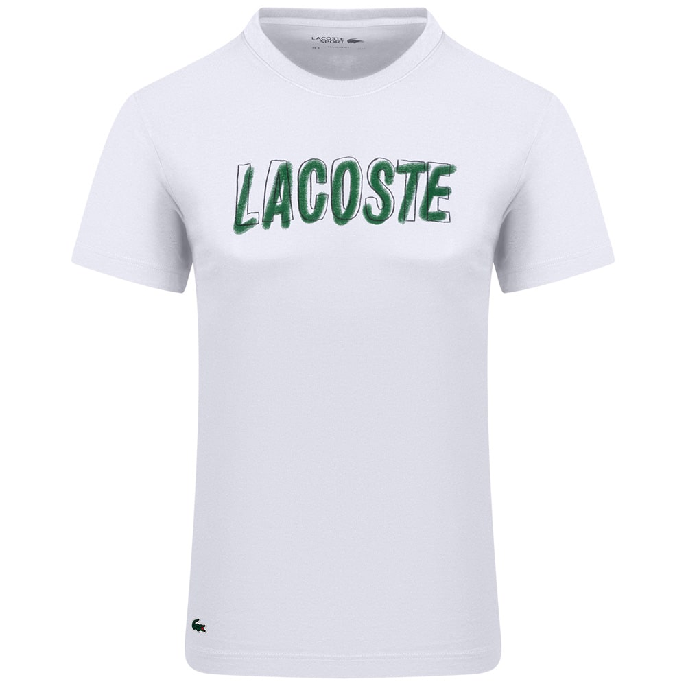 Lacoste Λευκό T-shirt C Neck - 3TH8916