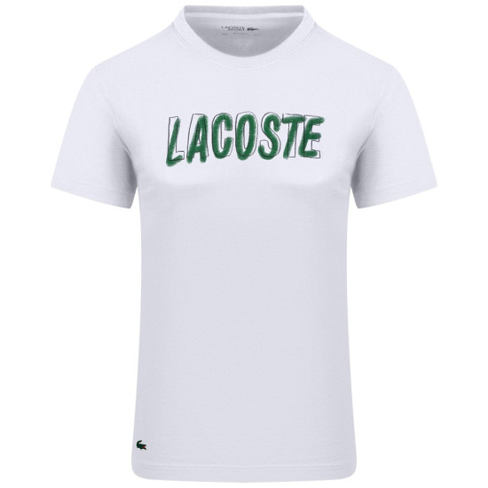 Lacoste Λευκό T-shirt C Neck - 3TH8916