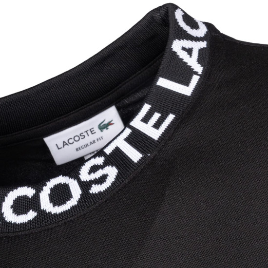 Lacoste Μαύρο T-shirt C Neck - 3TH9582