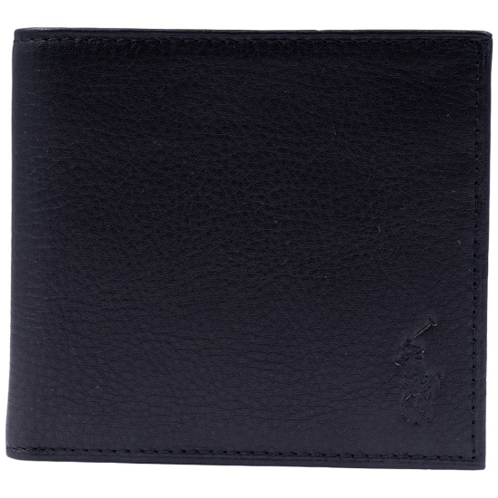 Polo Ralph Lauren Μαύρο Πορτοφόλι 100% Leather - 405913723001