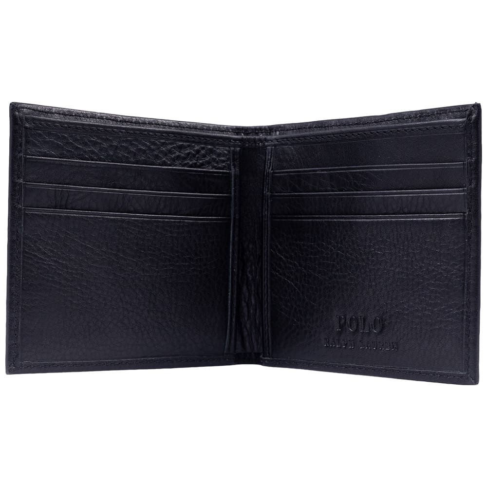 Polo Ralph Lauren Μαύρο Πορτοφόλι 100% Leather - 405913723001