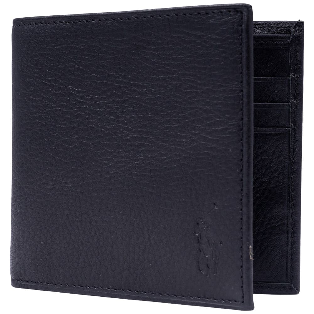 Polo Ralph Lauren Μαύρο Πορτοφόλι 100% Leather - 405913723001