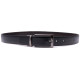 HUGO Μαύρο Καφέ Ζώνη Elvio-U Reversible Belt 100% Leather - 50307803