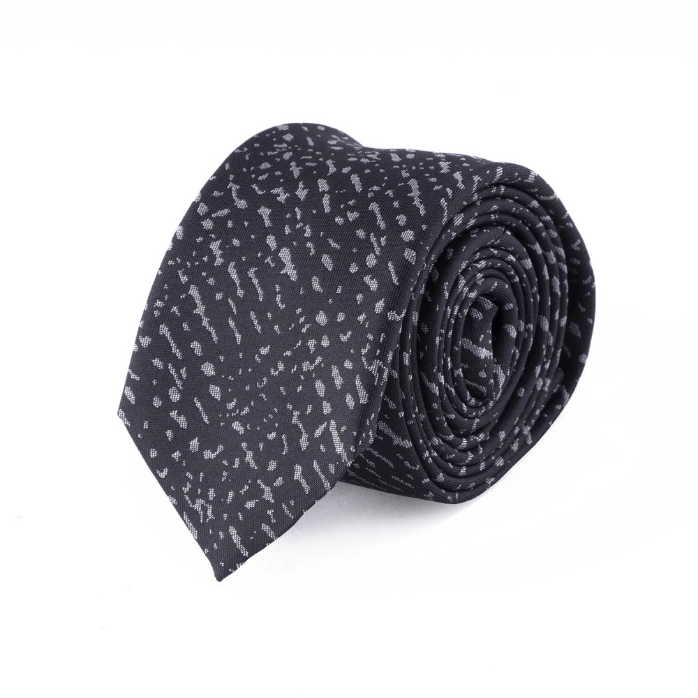 HUGO Μαύρη Γραβάτα 100% Silk - 50324308