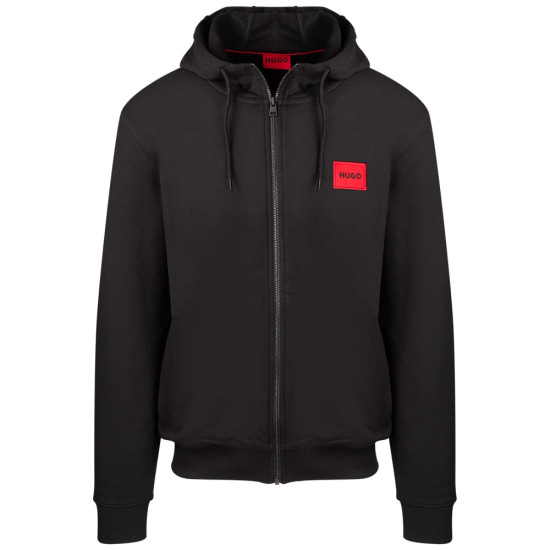 HUGO Μαύρη Ζακέτα Hoodie Daple212 - 50447972