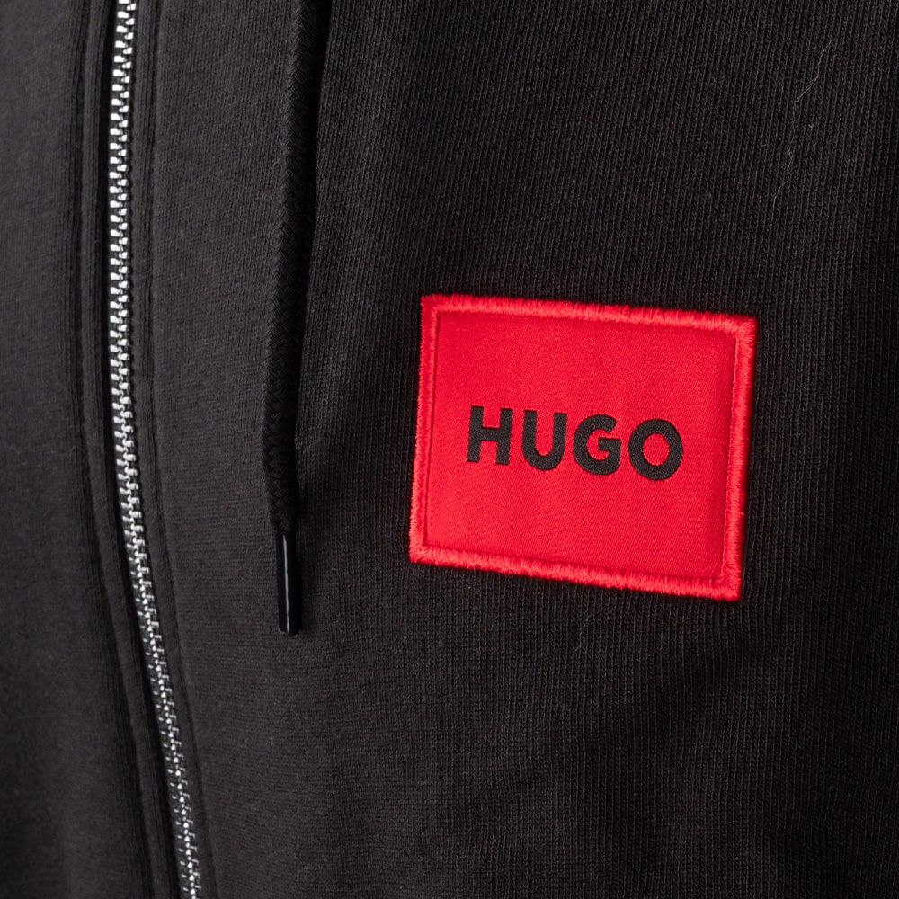 HUGO Μαύρη Ζακέτα Hoodie Daple212 - 50447972