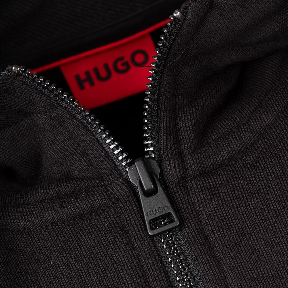 HUGO Μαύρη Ζακέτα Hoodie Daple212 - 50447972