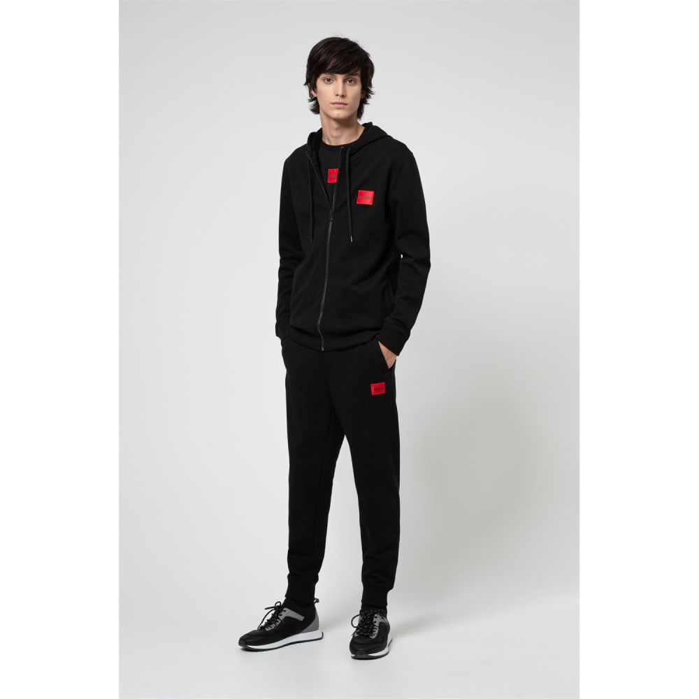 HUGO Μαύρη Ζακέτα Hoodie Daple212 - 50447972