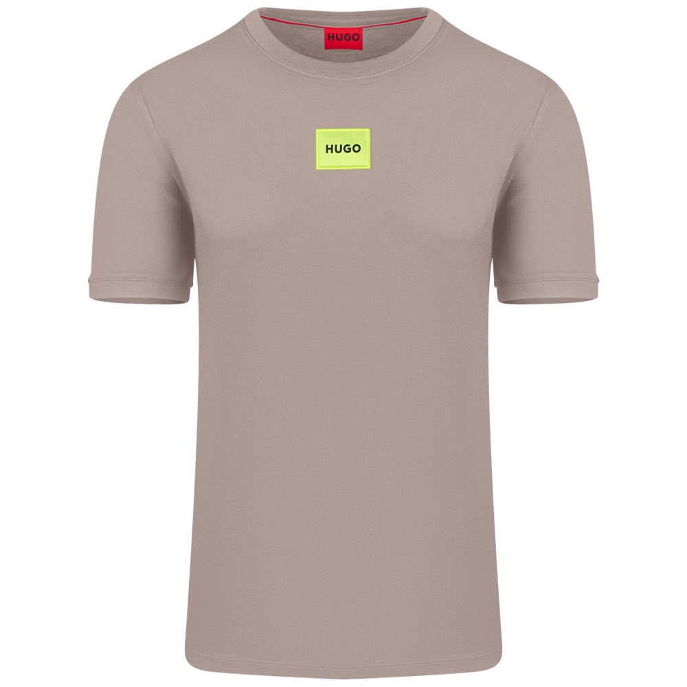 HUGO Μπεζ T-shirt Diragolino C Neck - 50447978