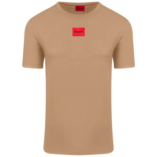 HUGO Μπεζ T-shirt Diragolino212 - 50447978