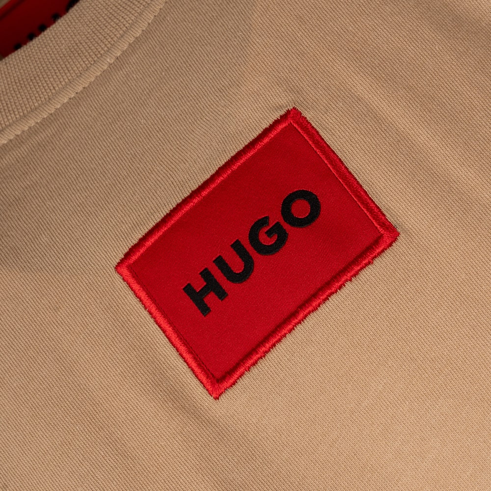 HUGO Μπεζ T-shirt Diragolino212 - 50447978