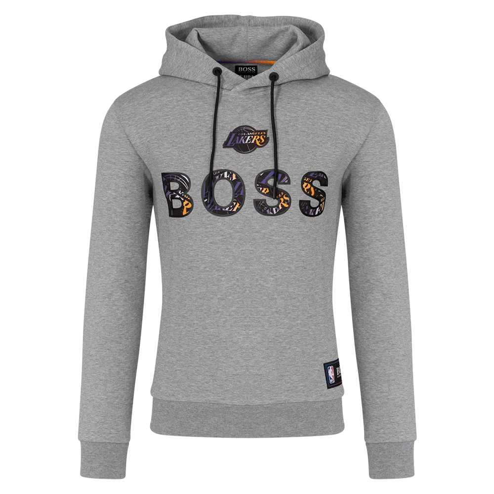 BOSS Γκρι Hoodie X-NBA - 50461971