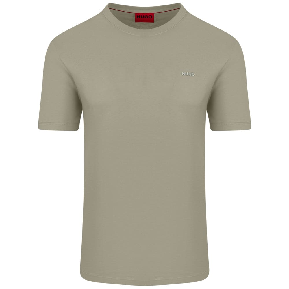 Hugo Χακί T-shirt C Neck - 50466158