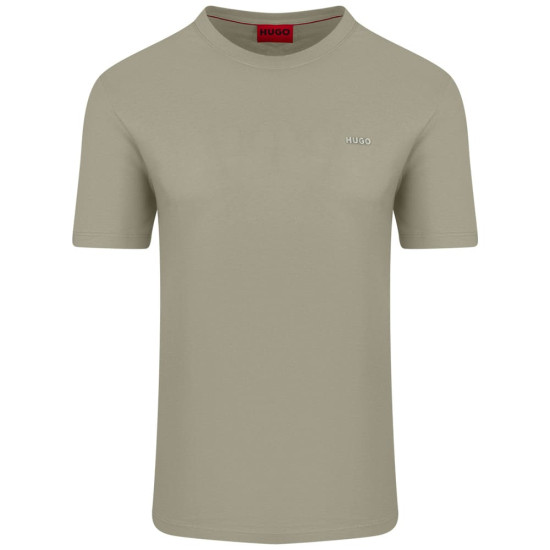 Hugo Χακί T-shirt C Neck - 50466158