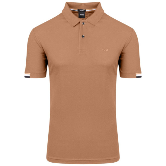 Boss Μπεζ Κοντομάνικο polo - 50467113