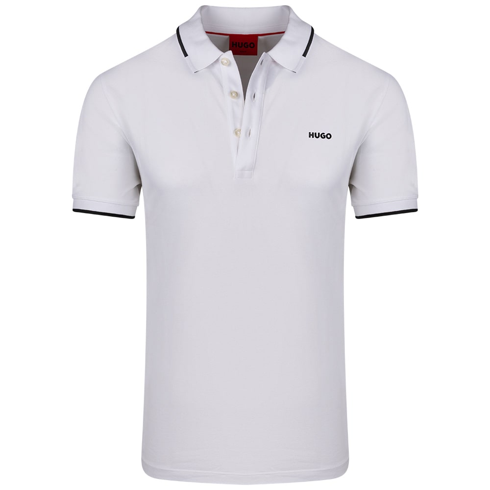Hugo Λευκό κοντομάνικο polo Dinoso - 50467344