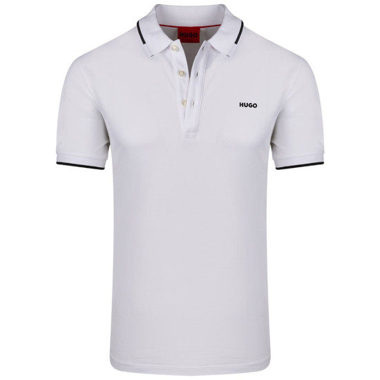 Hugo Λευκό κοντομάνικο polo Dinoso - 50467344