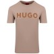 Hugo Μπεζ T-shirt - 50467556