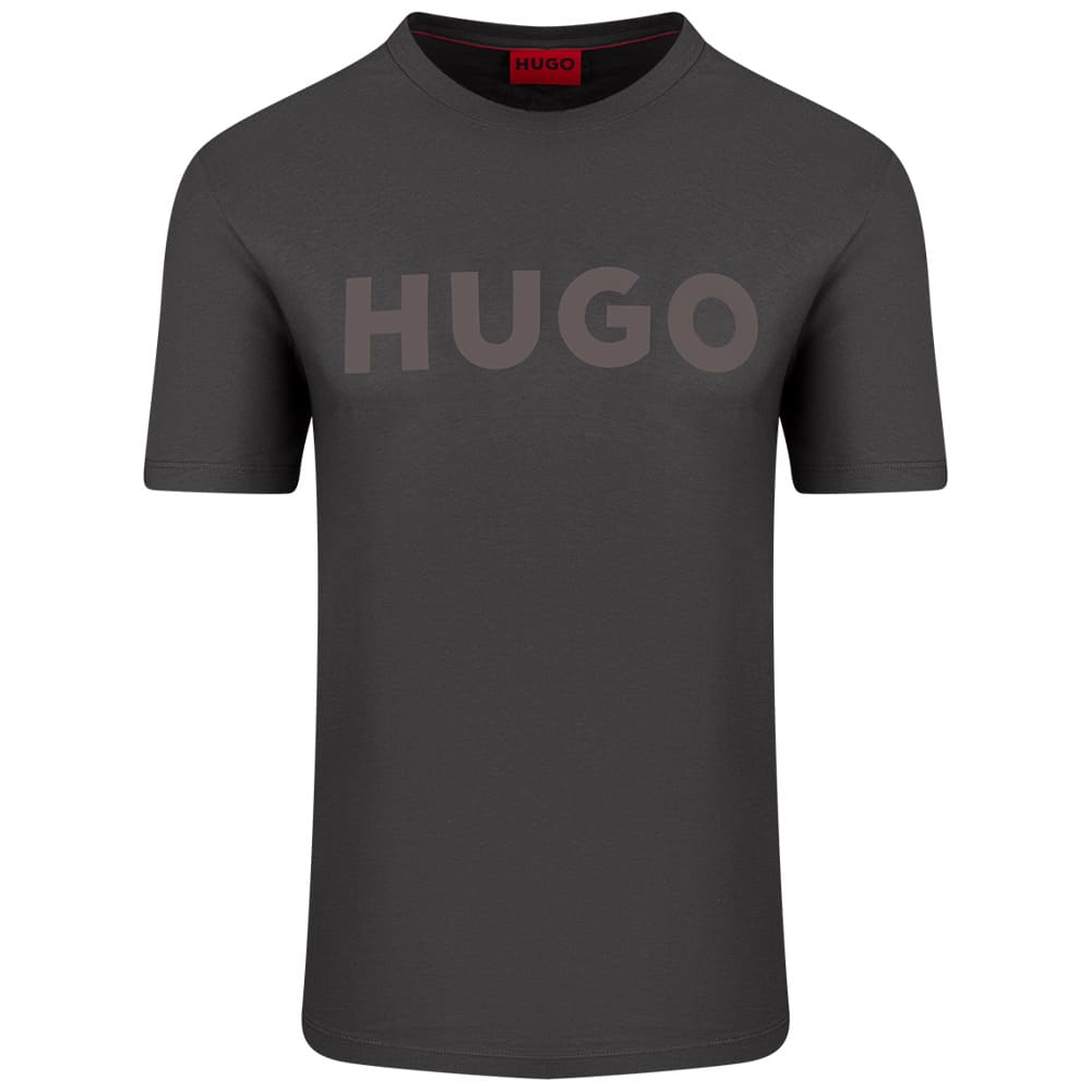 Hugo Γκρι T-shirt Dulivio C Neck - 50467556