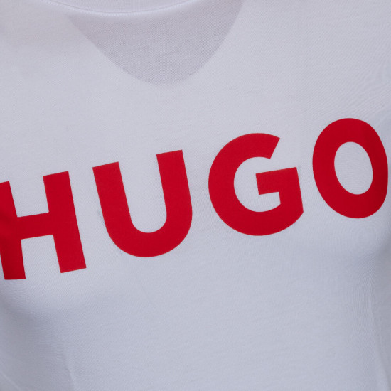 Hugo Λευκό T-shirt C Neck - 50467556