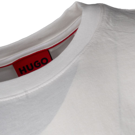 Hugo Εκρού T-shirt Dulivio C Neck - 50467556
