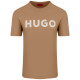 Hugo Μπεζ T-shirt Dulivio C Neck - 50467556