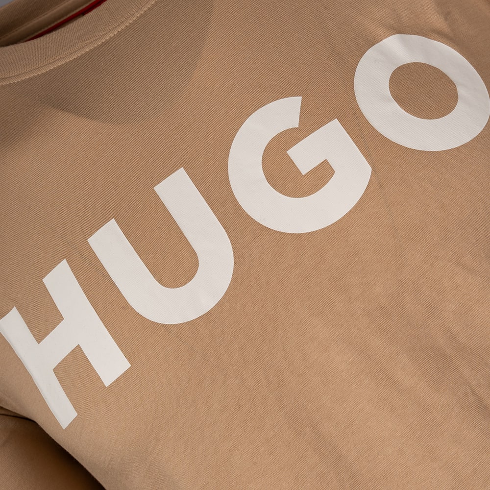 Hugo Μπεζ T-shirt Dulivio C Neck - 50467556