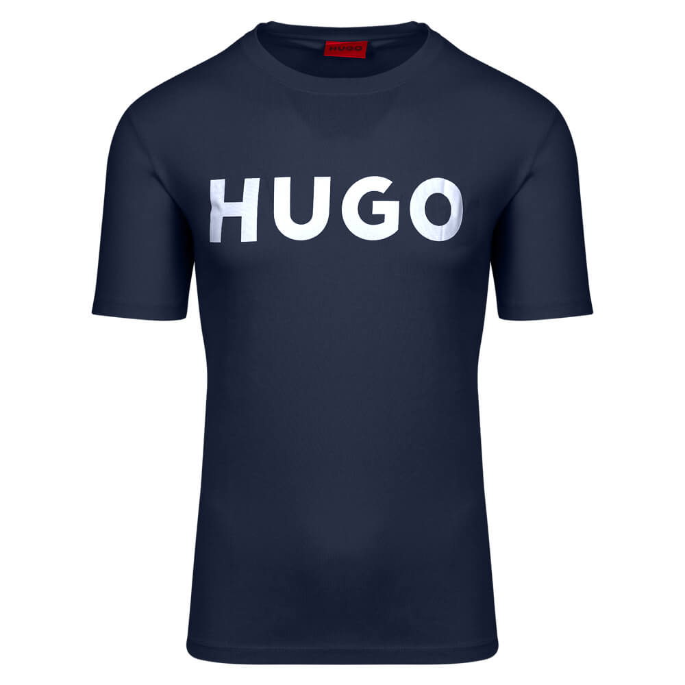 Hugo Μπλε T-shirt C Neck - 50467556