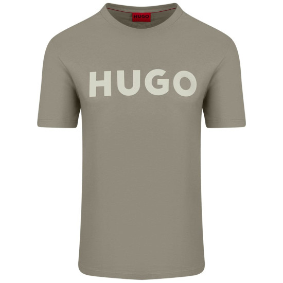 Hugo Χακί T-shirt Dulivio C Neck - 50467556