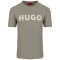 Hugo Χακί T-shirt Dulivio C Neck - 50467556