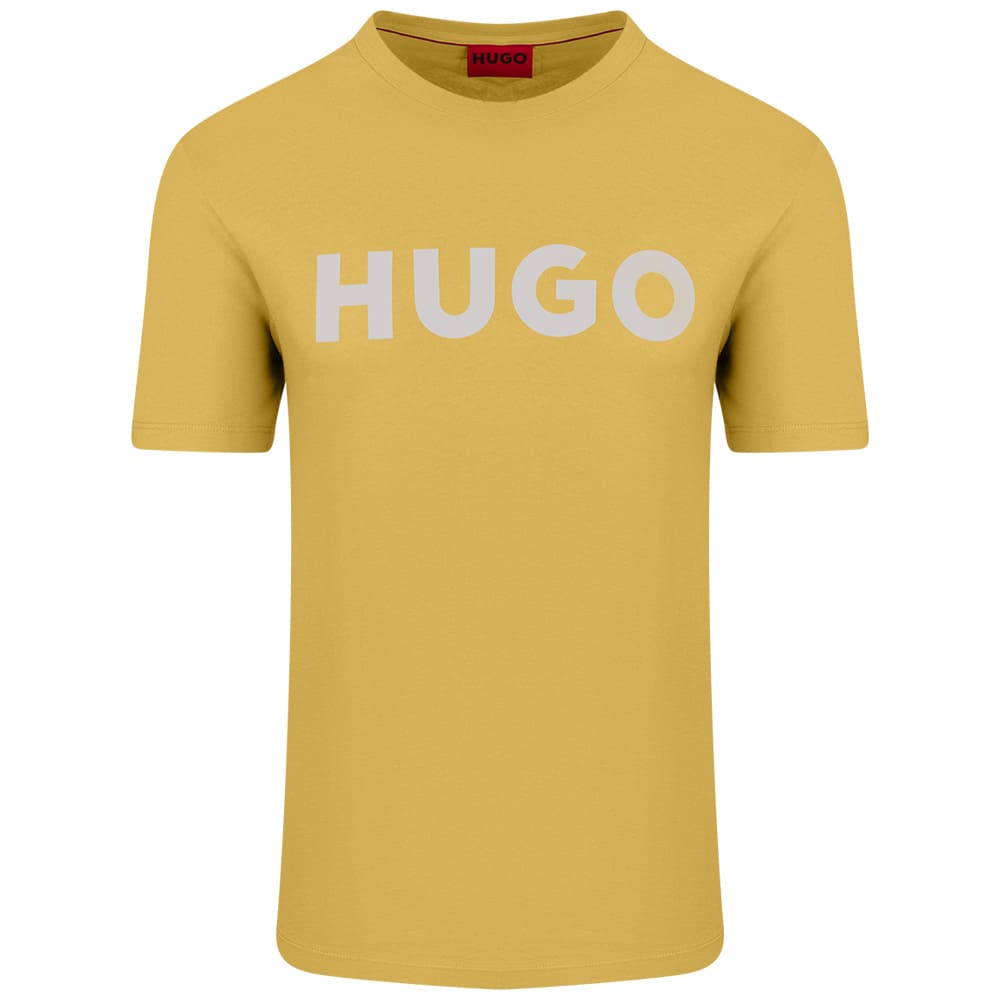 Hugo Κίτρινο T-shirt Dulivio C Neck - 50467556