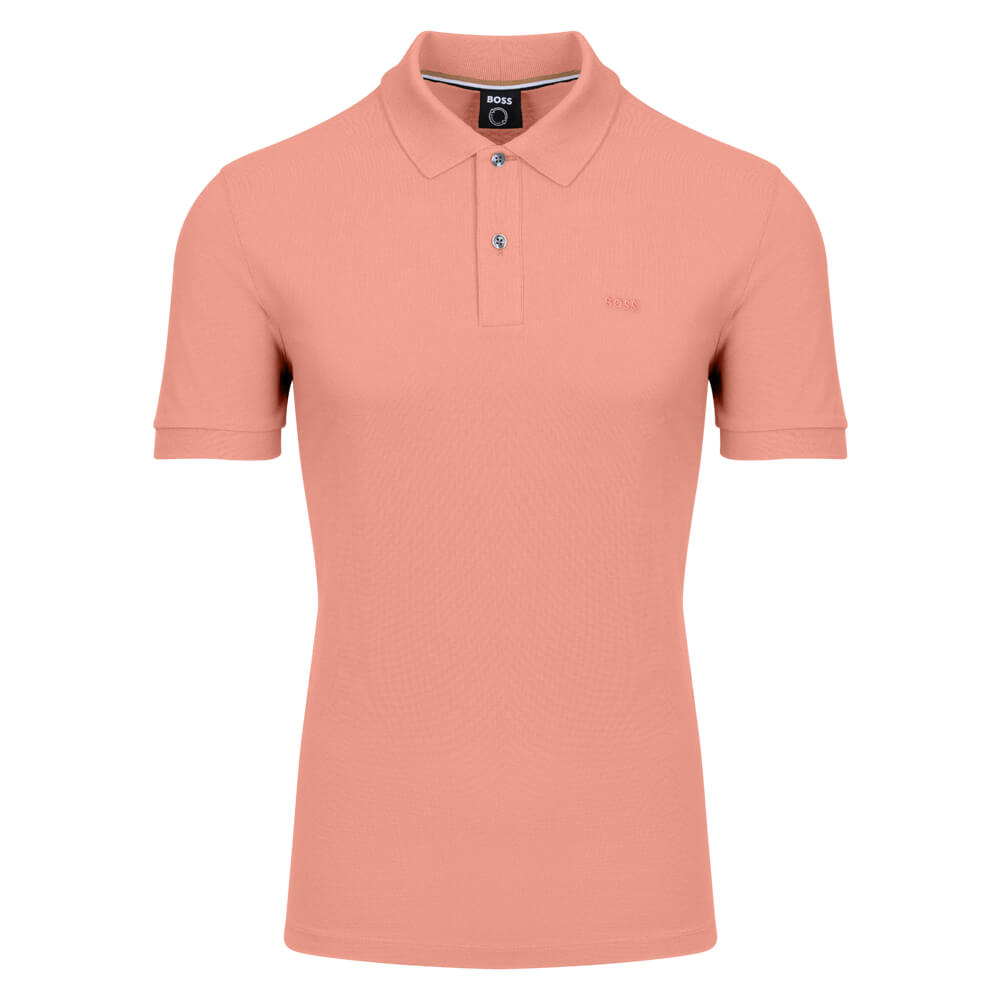 Boss Μπλούζα Polo 100% Cotton 50468301 Ροζ