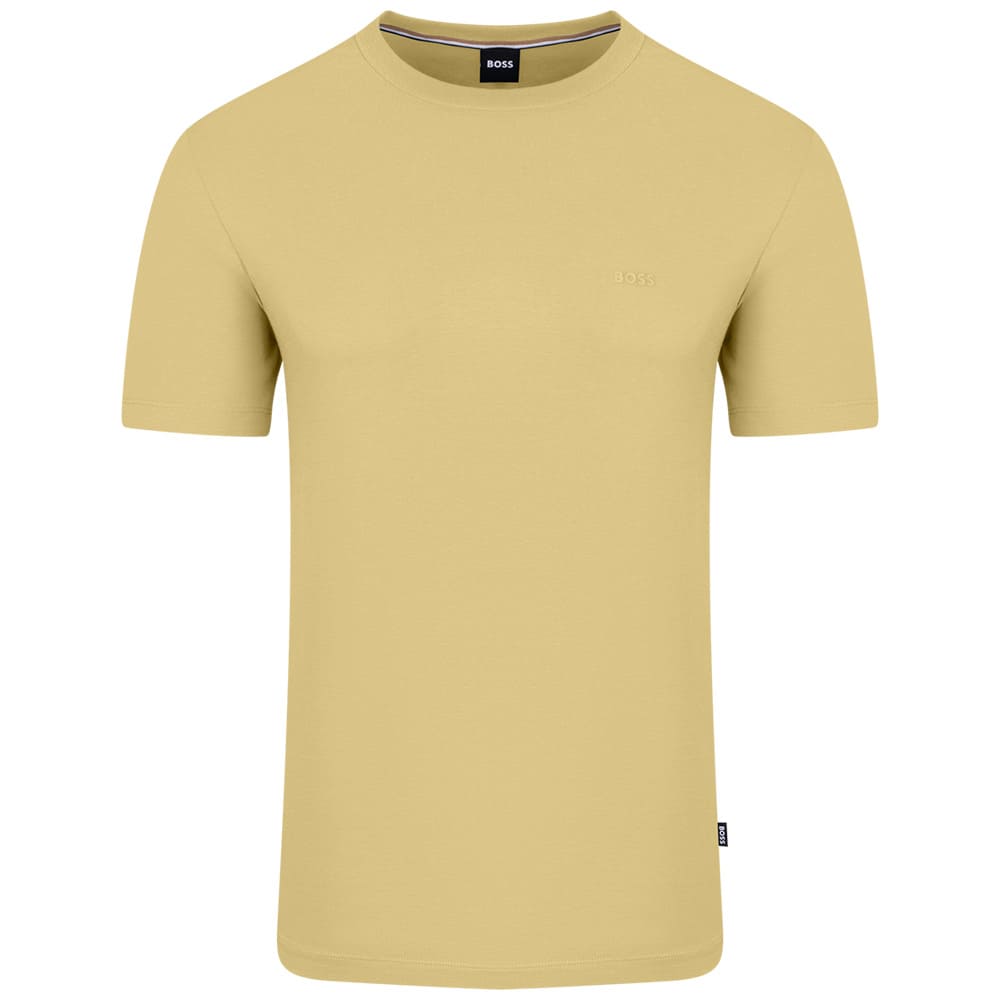 Boss Κίτρινο T-shirt Thompson C Neck - 50468347