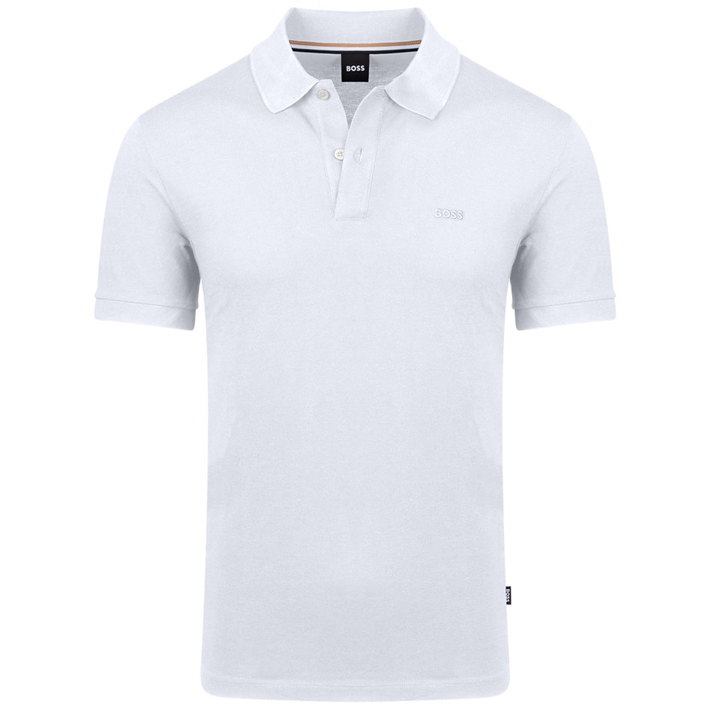 Boss Λευκό Κοντομάνικο polo - 50468362