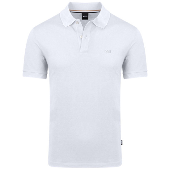 Boss Λευκό Κοντομάνικο polo - 50468362