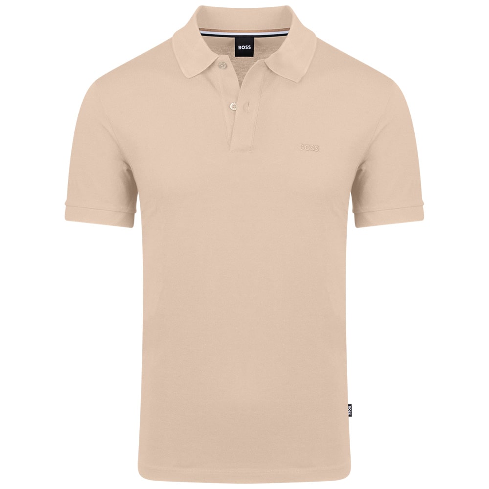 Boss Μπεζ Κοντομάνικο polo - 50468362