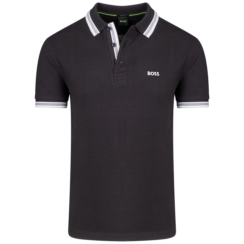 Boss Μαύρο Κοντομάνικο polo Paddy - 50469055